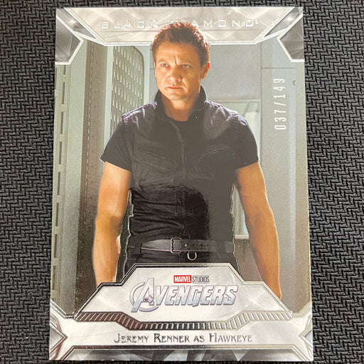 Marvel Black Diamond 2021 - 19 - Jeremy Renner as Hawkeye Vintage Trading Card Singles Upper Deck   