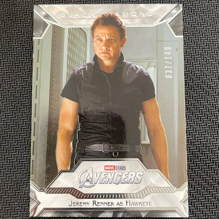 Marvel Black Diamond 2021 - 19 - Jeremy Renner as Hawkeye Vintage Trading Card Singles Upper Deck