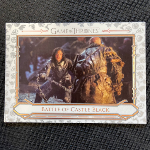 Game of Thrones - Iron Anniversary 2021 - B09 - Battle of Castle Black Vintage Trading Card Singles Rittenhouse   