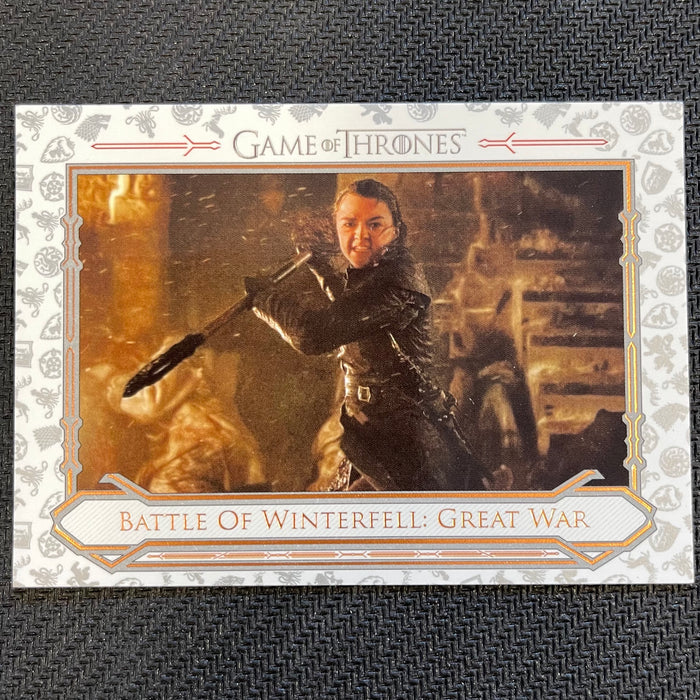 Game of Thrones - Iron Anniversary 2021 - B21 - Battle of Winterfell - Great War Vintage Trading Card Singles Rittenhouse