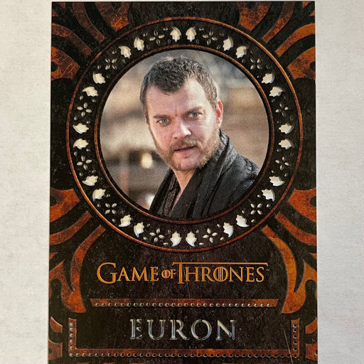 Game of Thrones - Iron Anniversary 2021 - LC89 - Euron Greyjoy Vintage Trading Card Singles Rittenhouse   