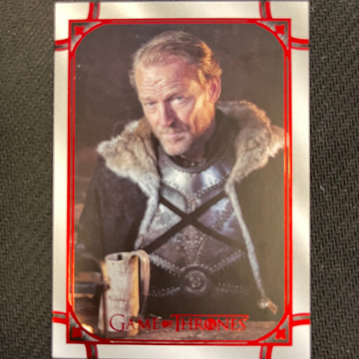Game of Thrones - Iron Anniversary 2021 - 188 - Ser Jorah Mormont - 26/50 Red Vintage Trading Card Singles Rittenhouse   