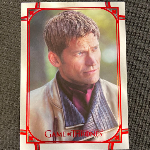 Game of Thrones - Iron Anniversary 2021 - 112 - Ser Jamie Lannister - 28/50 Red Vintage Trading Card Singles Rittenhouse