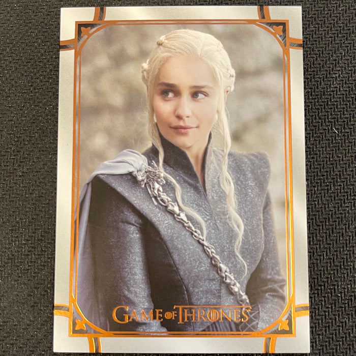 Game of Thrones - Iron Anniversary 2021 - 009 - Daenerys Targaryen - 128/199 Bronze Vintage Trading Card Singles Rittenhouse