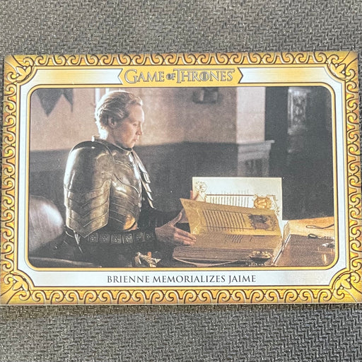 Game of Thrones - Iron Anniversary 2021 - Inflexions 195 - Brienne Memorializes Jaime Vintage Trading Card Singles Rittenhouse