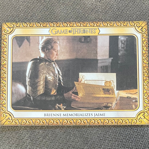 Game of Thrones - Iron Anniversary 2021 - Inflexions 195 - Brienne Memorializes Jaime Vintage Trading Card Singles Rittenhouse   