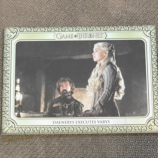 Game of Thrones - Iron Anniversary 2021 - Inflexions 183 - Daenerys Executes Varys Vintage Trading Card Singles Rittenhouse   