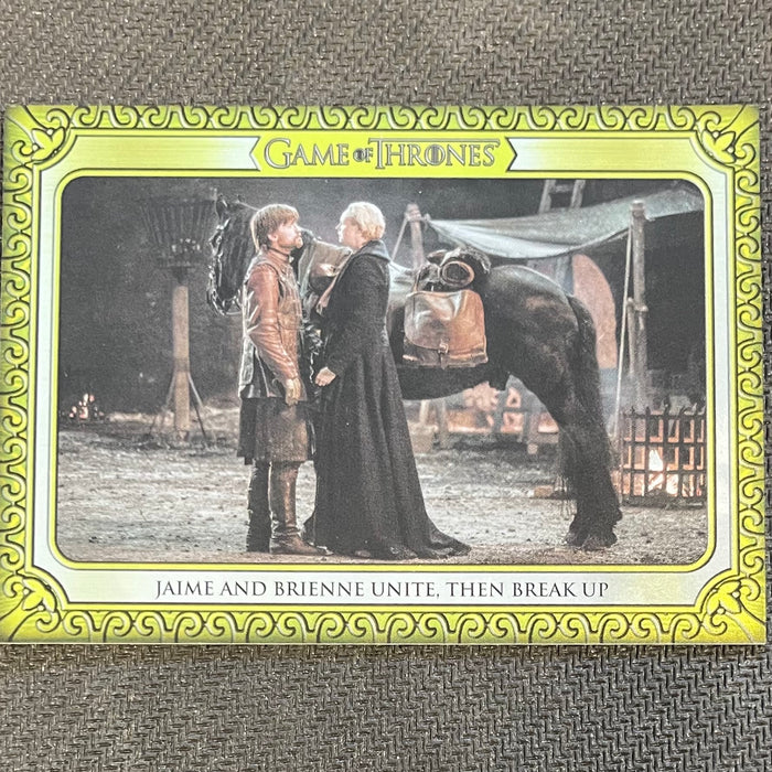 Game of Thrones - Iron Anniversary 2021 - Inflexions 175 - Jamie and Brienne Unite, Then Break Up Vintage Trading Card Singles Rittenhouse