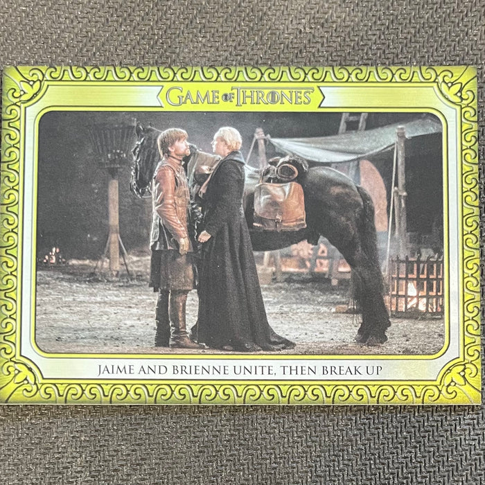 Game of Thrones - Iron Anniversary 2021 - Inflexions 175 - Jamie and Brienne Unite, Then Break Up Vintage Trading Card Singles Rittenhouse   