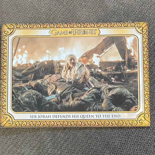 Game of Thrones - Iron Anniversary 2021 - Inflexions 169 - Ser Jorah Defends His Queen to the End Vintage Trading Card Singles Rittenhouse