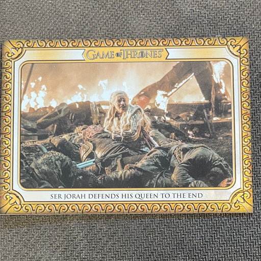 Game of Thrones - Iron Anniversary 2021 - Inflexions 169 - Ser Jorah Defends His Queen to the End Vintage Trading Card Singles Rittenhouse   