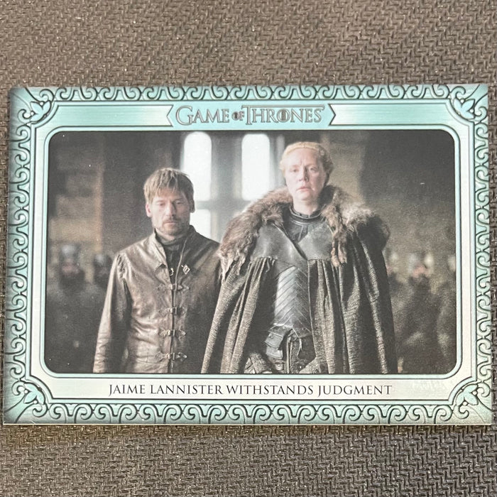 Game of Thrones - Iron Anniversary 2021 - Inflexions 159 - Jamie Lannister Withstands Judgement Vintage Trading Card Singles Rittenhouse