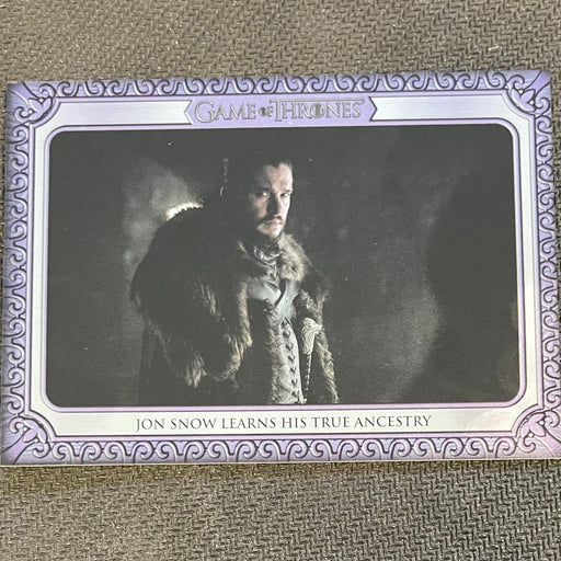 Game of Thrones - Iron Anniversary 2021 - Inflexions 155 - Jon Snow Learns His True Ancestry Vintage Trading Card Singles Rittenhouse