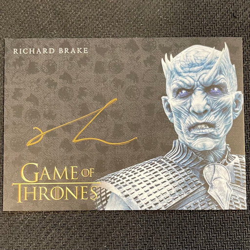 Game of Thrones - Iron Anniversary 2021 - Autograph - Richard Brake as Night King Vintage Trading Card Singles Rittenhouse   