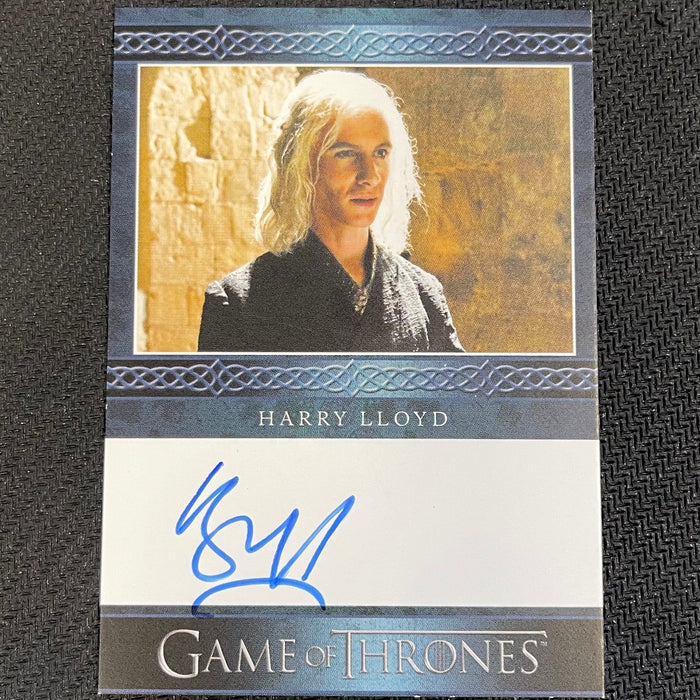 Game of Thrones - Iron Anniversary 2021 - Autograph - Harry Lloyd as Viserys Targaryen Vintage Trading Card Singles Rittenhouse