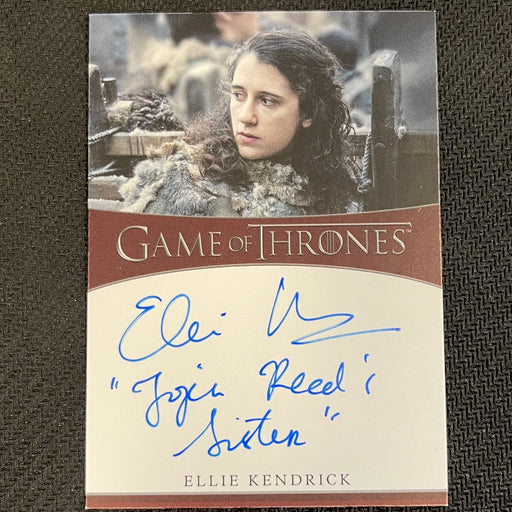 Game of Thrones - Iron Anniversary 2021 - Autograph - Ellie Kendrick as Meera Reed Vintage Trading Card Singles Rittenhouse