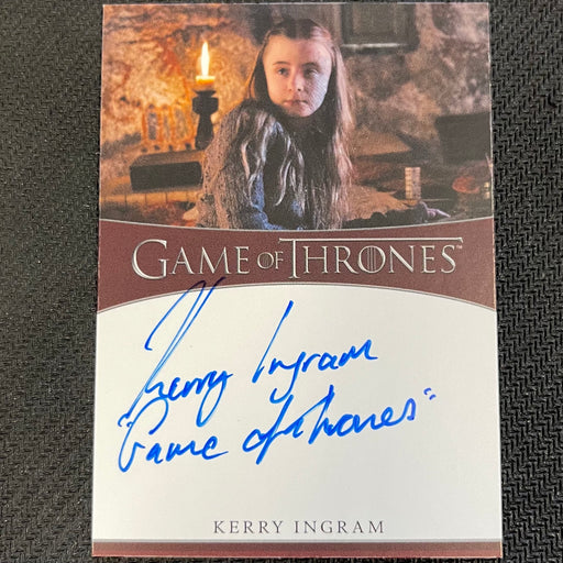 Game of Thrones - Iron Anniversary 2021 - Autograph - Kerry Ingram as Shireen Baratheon Vintage Trading Card Singles Rittenhouse