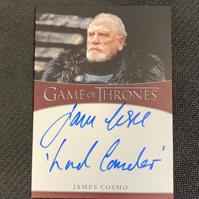 Game of Thrones - Iron Anniversary 2021 - Autograph - James Cosmo as Lord Commander Mormont Vintage Trading Card Singles Rittenhouse   