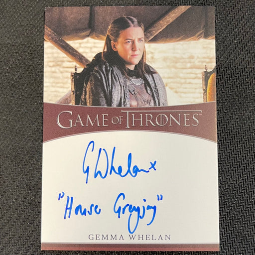 Game of Thrones - Iron Anniversary 2021 - Autograph - Gemma Whelan as Yara Greyjoy Vintage Trading Card Singles Rittenhouse   