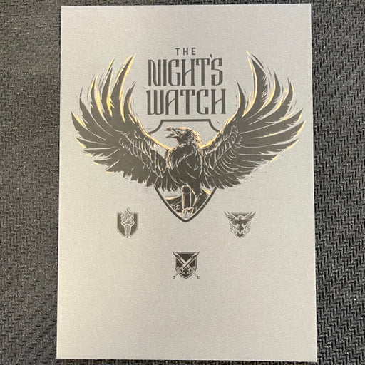 Game of Thrones - Iron Anniversary 2021 - CT1 - The Night’s Watch Case Topper Promo Vintage Trading Card Singles Rittenhouse