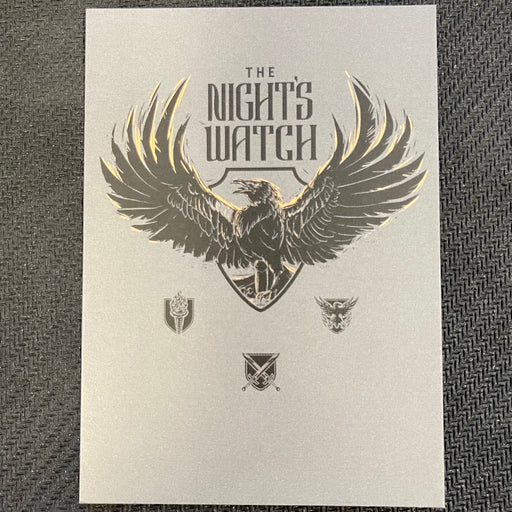 Game of Thrones - Iron Anniversary 2021 - CT1 - The Night’s Watch Case Topper Promo Vintage Trading Card Singles Rittenhouse   