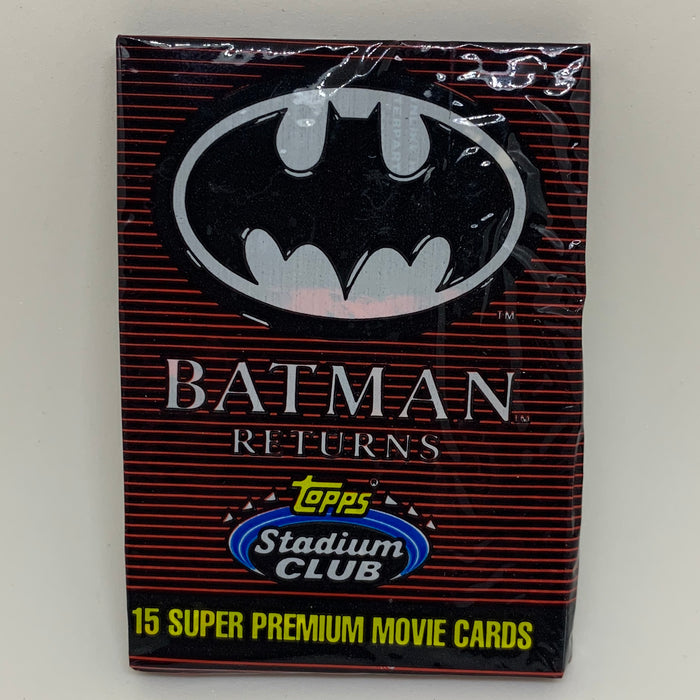 Batman Returns - Topps Stadium Club Trading Card Pack Vintage Trading Cards Heroic Goods and Games   