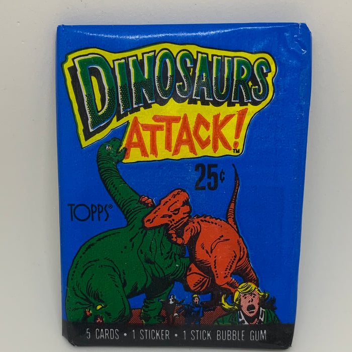 Dinosaurs Attack! Trading Card Pack Vintage Trading Cards Heroic Goods and Games   
