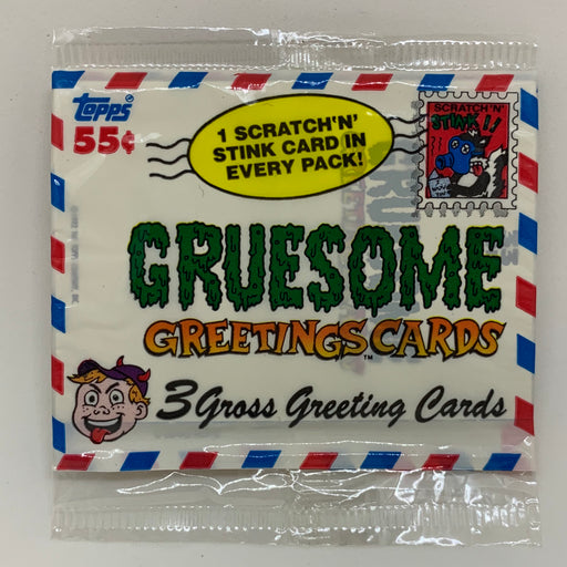 Gruesome Greeting Cards Trading Card Pack Vintage Trading Cards Heroic Goods and Games   