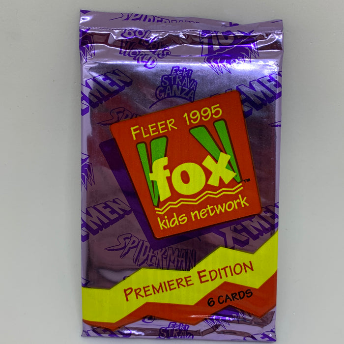 Fox Kids Network Premiere Edition Trading Card Pack Vintage Trading Cards Heroic Goods and Games   
