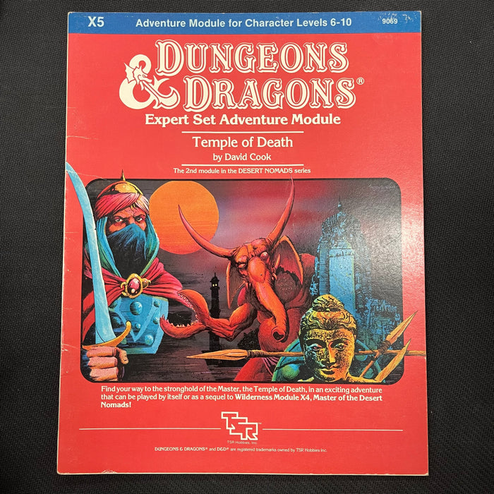 Dungeons and Dragons Expert Set - X5 Module - Temple of Death RPG Heroic Goods and Games   