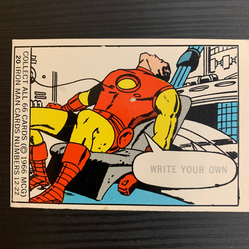 Marvel Super Heroes 1966 - 20 - Iron Man Vintage Trading Card Singles Donruss   