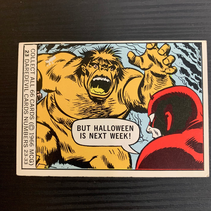 Marvel Super Heroes 1966 - 23 - Daredevil Vintage Trading Card Singles Donruss   
