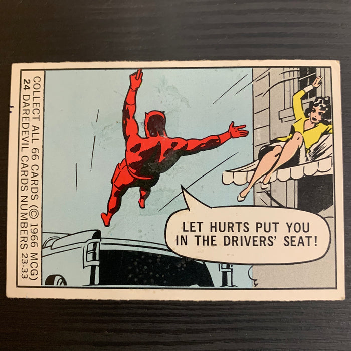 Marvel Super Heroes 1966 - 24 - Daredevil Vintage Trading Card Singles Donruss