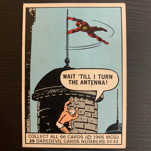 Marvel Super Heroes 1966 - 29 - Daredevil Vintage Trading Card Singles Donruss   