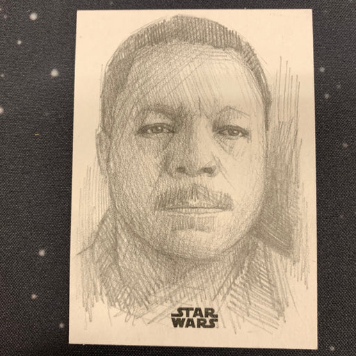 Star Wars - The Mandalorian 2020 -  Sketch Card 1/1 - Greef Karga by Andrew Fry Vintage Trading Card Singles Topps