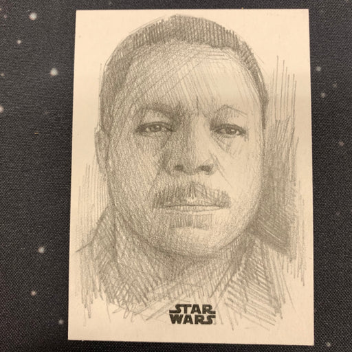Star Wars - The Mandalorian 2020 -  Sketch Card 1/1 - Greef Karga by Andrew Fry Vintage Trading Card Singles Topps   