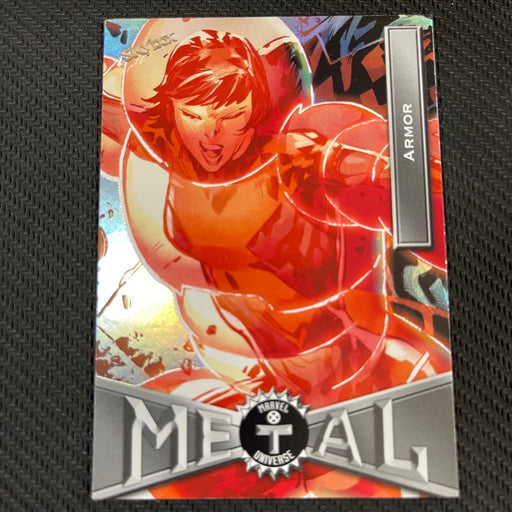 X-Men Metal 2021  - 002 - Armor Vintage Trading Card Singles Upper Deck   
