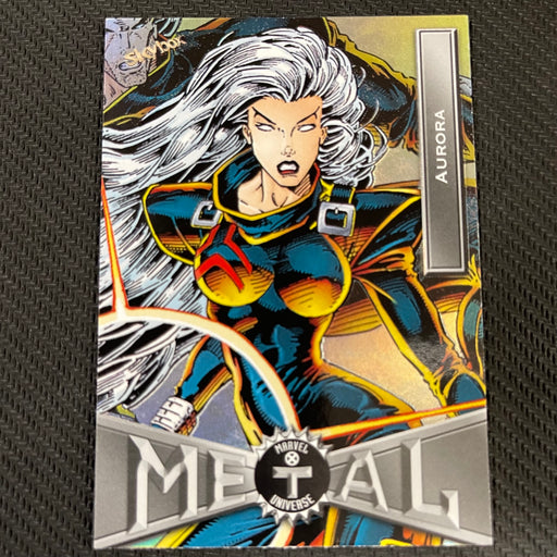 X-Men Metal 2021  - 003 - Aurora Vintage Trading Card Singles Upper Deck   