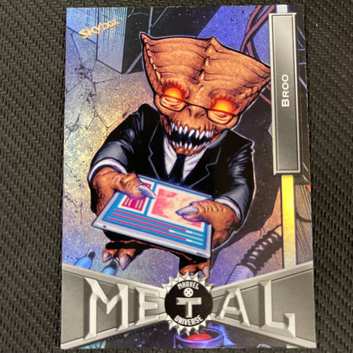 X-Men Metal 2021  - 012 - Broo Vintage Trading Card Singles Upper Deck   