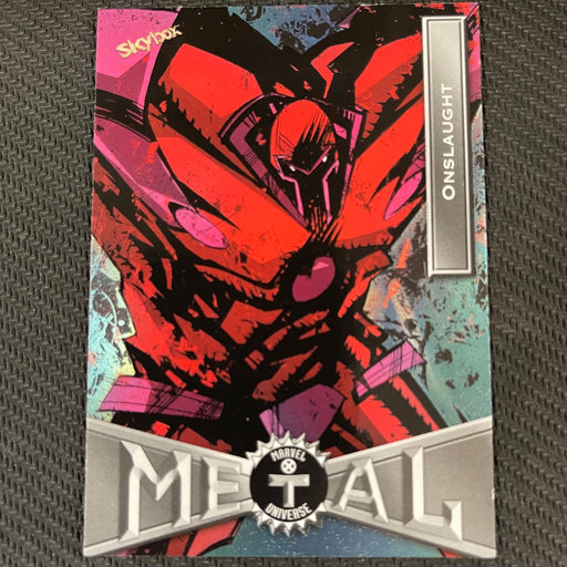 X-Men Metal 2021  - 090 - Onslaught Vintage Trading Card Singles Upper Deck