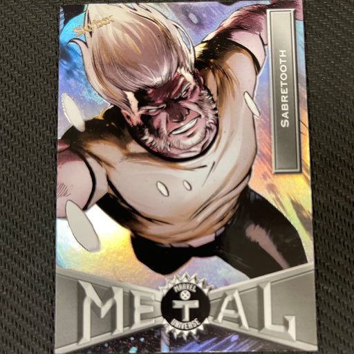 X-Men Metal 2021  - 092 - Sabretooth Vintage Trading Card Singles Upper Deck   