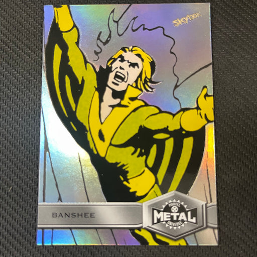 X-Men Metal 2021  - 104 - Banshee Vintage Trading Card Singles Upper Deck   