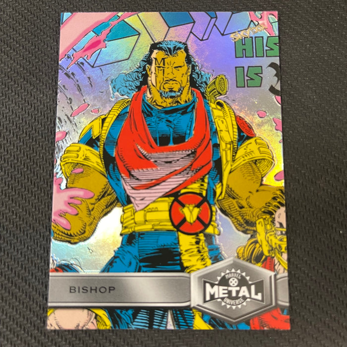 X-Men Metal 2021  - 107 - Bishop Vintage Trading Card Singles Upper Deck