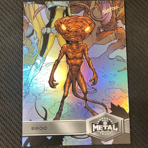 X-Men Metal 2021  - 112 - Broo Vintage Trading Card Singles Upper Deck   