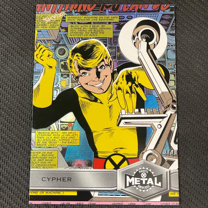 X-Men Metal 2021  - 120 - Cypher Vintage Trading Card Singles Upper Deck