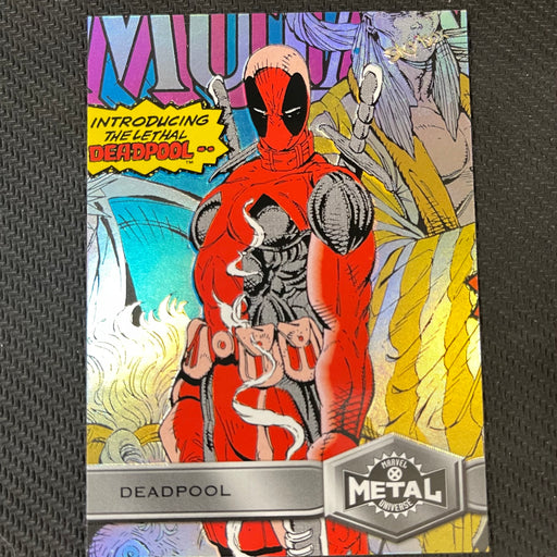 X-Men Metal 2021  - 123 - Deadpool Vintage Trading Card Singles Upper Deck   