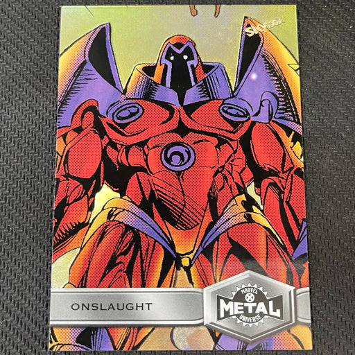 X-Men Metal 2021  - 190 - Onslaught Vintage Trading Card Singles Upper Deck   