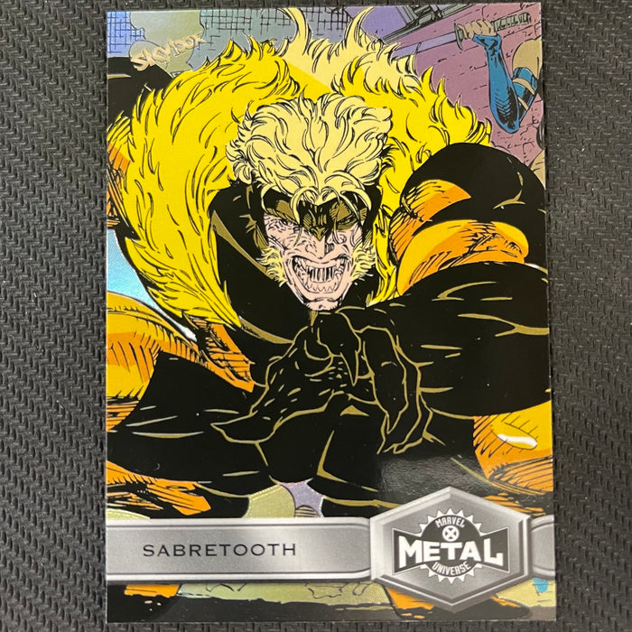 X-Men Metal 2021  - 192 - Sabretooth Vintage Trading Card Singles Upper Deck