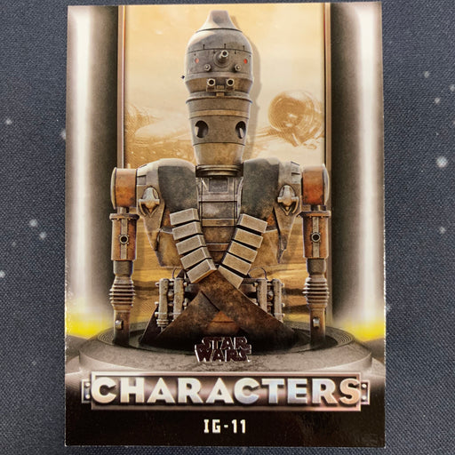 Star Wars - The Mandalorian 2020 -  C-06 - IG-11 Vintage Trading Card Singles Topps   
