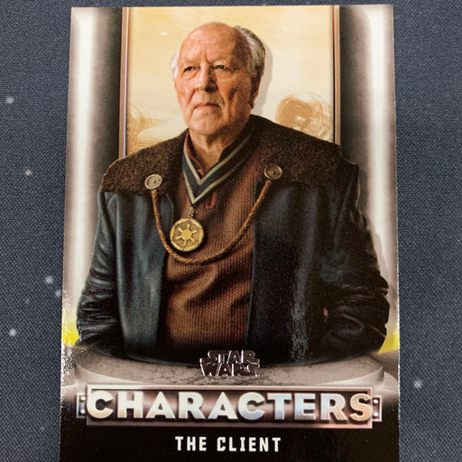 Star Wars - The Mandalorian 2020 -  C-07 - The Client Vintage Trading Card Singles Topps   